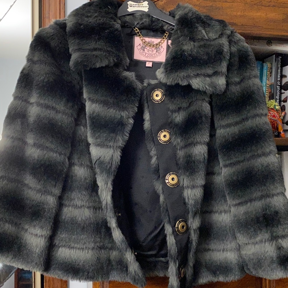 Juicy Couture Faux Chinchilla Jacket